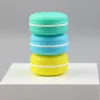 Macaron 5g Portable Plastic Cosmetic Empty Jars Pink/Yellow/Green Bottles with Lid Eyeshadow Makeup Cream Lip Balm Container Potshigh qty LL