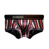 Mutande 2pcslot intimo uomo boxer da uomo estate cotone sottile traspirante tendenza personalità pugili sportivi. 230801