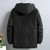 Männer Jacken Plus Größe 10XL Parkas Männer Winter Dicke Jacke Mantel Mode Bandana Paistey Print Parka Männlich Schwarz Große