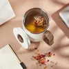 Bärbar elektrisk vattenkokare gryta kopp kokt vatten te potten värme hälsa bevara skrivbordet för kontorshem