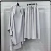 Damen-Nachtwäsche, Naher Osten, muslimische Sets, Damen-Satin, langes Kleid, Roben, Femme, Pijamas de Mujer, Heimkleidung, Tops und Hosen, 2-teiliges Set