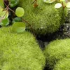 Dekoratif çiçekler 5 adet sahte taş yeşil dekor yosun taşları yapay yosunlu sahte bonsai taklit edilmiş köpük taklit edilmiş kalıp ofis duvar süslemesi
