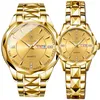 Montres-bracelets BINBOND Couple montre 2023 montre-bracelet à Quartz pour hommes femmes Date semaine étanche en acier inoxydable cadeaux d'amant de mode