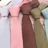 Bow Ties Cashmere 6cm Autumn And Winter Hand Tie Women's Retro Pure Color All-Matching Decorative Square Scarf Shirt Ins Trendy