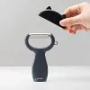 Leuke keukenfruitschiller Scherpe roestvrijstalen mes Zester Comfortabel handvatontwerp Skin Slicer Premiumkwaliteit Groentefruitschiller