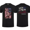 Mannen T-shirts Verbazingwekkende Tees Mannen Ramstein Tour 2023 Shirt Band Noord-Amerika Zwart Vintage Dubbelzijdig Casual oversized T-shirt