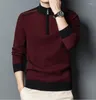 Hommes Pulls Marque De Mode Pull Pour Hommes Pull O Cou Slim Fit Pulls En Tricot Épais Chaud Automne Coréen Style Casual Vêtements Hommes R178