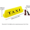 Taxi Sign Lamp, Taxi LED Light 12V LED Magnetic Taxi Sign Roof Top Car Super Bright Light Lamp with Cigar Lighter Taxi Windscreen Cab Indicator Sign