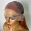 Cabelo Humano Capless Perucas Sivir Perucas Sintéticas Para Mulheres Lace Front Free Parting Laranja Seda Longa Cabelo Liso CosplayDailyParty Fibra de Alta Temperatura x0802