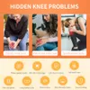Masażer nóg bezprzewodowe elektryczne masażem kolan do kolan do bólu stawowego terapia okrucieńca