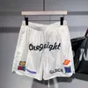 Shorts masculino masculino americano verão solto esportes meninos basquete de rua reta casual para moletom Y2K