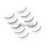 False Eyelashes 5 Pairs Vshaped False Eyelashes Extend Natural Soft Eye Lashes Handmade 014mm Transparent Stem Daily Beauty Eyelashes Tool x0802