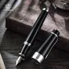 Duke 2009 Black Fountain Pen Memory Charlie-chaplin حجم فريد من نوعه ، وضع مكتب أعمال ثقيل متوسطة / عازمة.