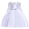 Fille Robes 2023 Une Épaule Princesse Robe Enfants Vêtements Pour Soirée De Mariage Robe Costume Enfants Vêtements 3-10 Ans Robe