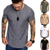 T-shirt z krótkim rękawem Męskie T-shirty T-Neck Bamboo Cotton