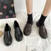 Elbise ayakkabı somunları ayakkabı oxfords loafer Mary Jane Girls Japon Okulu JK üniforma Lolita Koleji Gotik Ayakkabı 230801