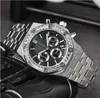 Relógio masculino de luxo designer esportes relógio quartzo mão inset processo diamante à prova dwaterproof água luminosa arco-íris diamante movimento quartzo sem caixa