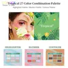 Body Glitter Docolor 3 in 1 Makeup Palette 27 Colors Contour Highlighter Blush Pigmented Matte Waterproof Eyeshadow 230801