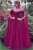 2023 Off the Shoulder 3D Flowers Long Prom Dresses Chiffon Special Occasion Party Gowns vestidos de fiesta