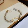 2023 Fashion Style Bracciali Donna Bangle Polsino Polsino Catena Designer Lettera Gioielli Placcato oro 18 carati Bracciale regalo per amanti di nozze in acciaio inossidabile-16