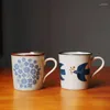 Xícaras picadas de café expresso CEFE CEFE CHEFE Viagem Drink estética Presente personalizado Taza de Ceramica Conjunto de barra de jantar de cozinha