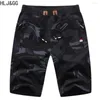 Shorts pour hommes HLJGG été Camouflage pantalons de survêtement décontractés surdimensionnés pour homme haute qualité sport masculin Fitness