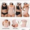 Shapers voor dames Womens Faja Shapewear For Women Invisible Body Shaper Afslanken Buik Ondergoed Waist Trainer Tummy Control Drop Delive Dhaem