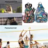 Sacos ao ar livre Pickleball Saco para mulheres Ajustável Pickleball Sling Bag Raquete de tênis de mesa Mochila com suporte para garrafa de água Presentes para 230801