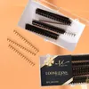 False Eyelashes Extensions Supplies Black Color Ultra Speed Fans Hand Made Long Lasting Suitable For User