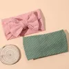 Accesorios para el cabello Polka Dot Baby Turban Tie Knot Diadema para niñas Ear Warmer Head Wraps Bandas para niños Elástico Accesorio infantil al por mayor