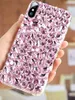 Корпуса сотового телефона Телефон Бланг хрустальный бриллиант -ролиц 3D красочные камни задняя крышка для iPhone 14 11 12 13 Mini Pro Max XR X 7 8 6 Plus L230731