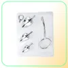 Anal hook butt plugs Set 5pcs in one Metal stainless steel hooks delay dual Uses Expansion Masturbation Lock Ring1119519