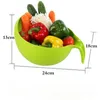 Rice Washing Filter Strainer Basket Colander Sieve Fruit Vegetable Bowl Drainer Cleaning Tools Home Kitchen Kit JL1748