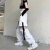 Kobiety S Pants S Deeptown Cyber ​​Y2K Cargo Woman Baggy Streetwear Baddie Parachute Kpop Grunge Gothic Punk Techwear Spodni Gyaru 230801