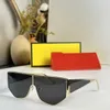 2023 New luxury designer Fenjia full frame metal fashionable sunglasses high-quality glasses 0093