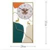 Relógios de parede Números minimalistas Relógio Quartzo Ferro Luxo Grande Moderno Elegante Sala de Jantar Horloge Murale Decoração de Casa