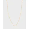 Chains Small And Luxurious Design Minimalist Gold Pearl Collarbone Necklace 925 Sterling Silver Female Texture