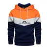 Hoodies modemerk heren hoodie pullover j Lindeberg fleece patchwork top 2023 herfst casual bawei963