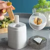 2st Toothpick Holder Home Creative Automatic Pops Up Toothpick Box Dispenser Home Matsal Kök Tandtillverkningslådor Holder R230802