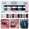Body Glitter 10 Farben Gesicht Set Lidschatten Schimmer Gel glänzend für Lippen Wangen Make-up Kosmetik 230801