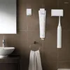 Set di accessori per il bagno Portaspazzolino da parete senza punzonatura Portaspazzolino da bagno Coppia di scarichi Prodotti per dentifricio