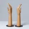 Mannequin Drawing Sketch Mannequin Model Home Decor Human Artist Models Wood Grain Mannequin Dummy Hands For Jewelry Display 230802