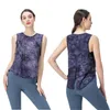 Camicie attive Camicetta da fitness da donna Top da allenamento elastico Camicia sportiva da palestra senza maniche Tipo allentato Canotta da yoga traspirante Canotta sportiva da donna