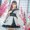 Ubrania etniczne Vintage Ulepszone kobiety Cosplay Anime Costume Elegancka bawełniana kobieta Yukata sukienka japońska tradycyjna dziewczyna kimono Boże Narodzenie