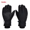 Skidhandskar Bookodun Winter Sport Ski Gloves Män Kvinnor Vattentät varma termiska fleece Handschoenen Vinter Windproof Touch Screen Snow Gloves J230802