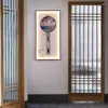 Настенная лампа китайская росписная спальня спальня гостиная эль -коридор