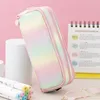 Pencil Bags Cases School Pen Case Large Storage Bag Cute Pouch Kawaii Multifunctional Rainbow Papeleria Supply Stationery 230802