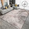 Tapis Lumière Luxe Paysage Tapis Simple Chambre Abstraite Tapis Rayé Salon Tapis Cuisine Tapis Antidérapant Hôtel Décoration Tapis R230802