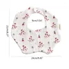 Hair Accessories Petal Baby Bib 360 Degree Rotation 6 Layers Gauze Muslin Saliva Towel For Infant Toddler Kids Boys Girls Chewable Drool