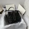 10A Super Original Qualität Damen Kette Umhängetaschen Kaviar Lammleder Luxus Designer CF Tasche Mode Umhängetasche Klassische Klappe Handtasche Dame Geldbörse AS0768